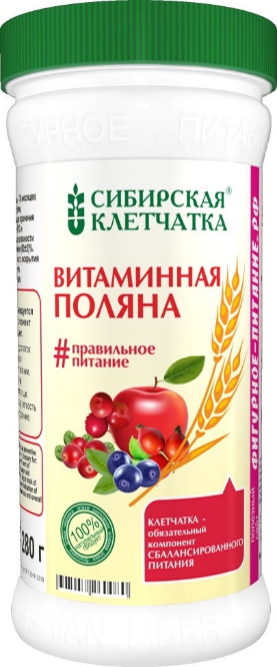 Купить Сибирская клетчатка Витаминная поляна 280 г в Алматы – Магазин ...