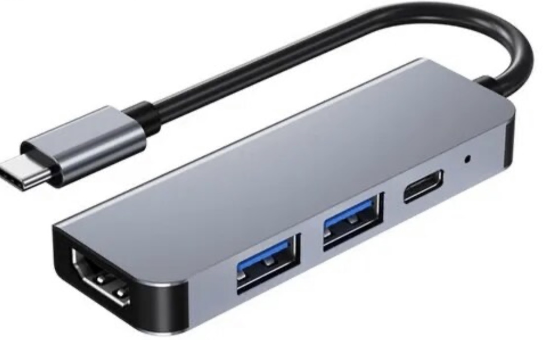Док-станция USB HUB серый