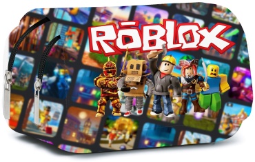 Пенал ROBLOX, застежка молния, черный
