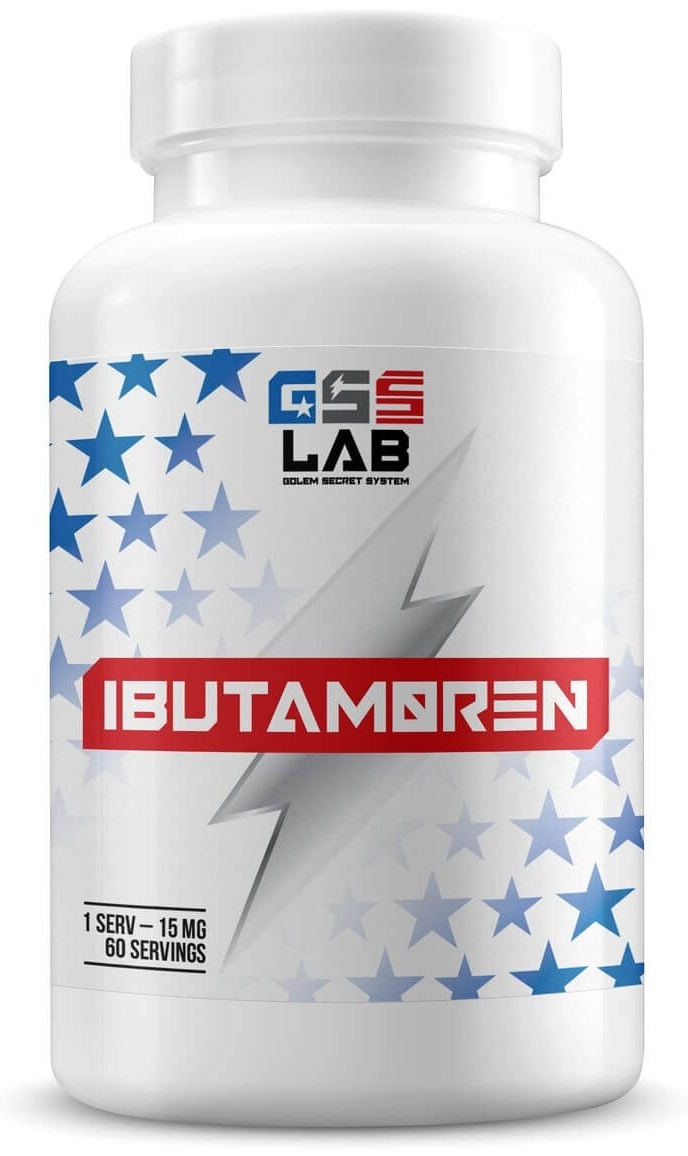 Купить Предтренировочный комплекс GSS LAB Ибутаморен нейтральный 60 ...