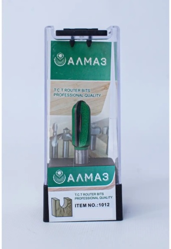 Алмаз фреза пазовая, галтельная 8 мм, 1 шт. арт 1012 D8H25d8