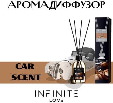 Диффузор с палочками Infinite Love корица, яблоко, кардамон, бергамот, элеми, жасмин, амбер, мускус, табак 110 мл