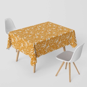 Скатерть Shabu 140x140 см, полиэстер, милано, 1 шт