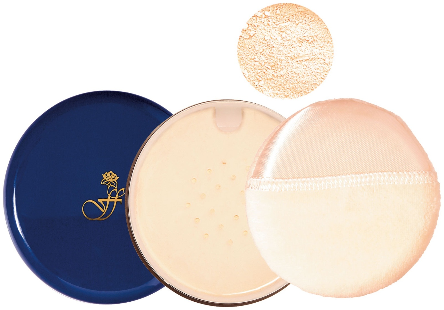 Пудра FFLEUR 9830. Airlight Compact рассыпчатая 01 светло-бежевый
