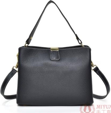 Сумка кросс-боди Leather натуральная кожа черный