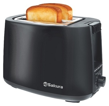 Тостер SAKURA SA-7612BK черный