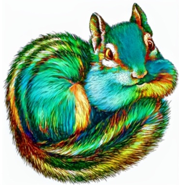 Puzzle Бурундучок WoodenPuzzle017 138 деталей