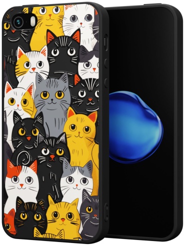 Чехол Mcover для Apple iPhone SE, iPhone 5, iPhone 5S рисунок