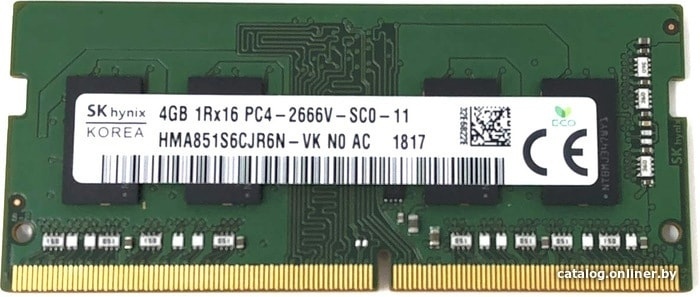 Оперативная память Hynix HMA851S6CJR6N-VK 4 Гб