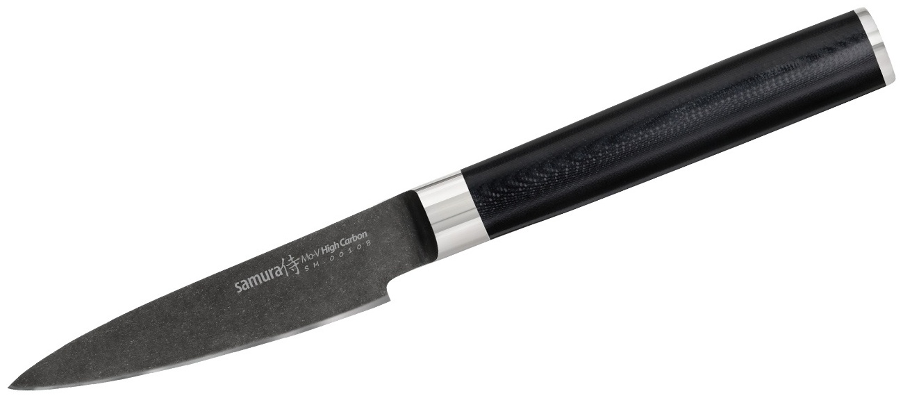 Нож для овощей и фруктов Samura SM-0010B, лезвие: сталь 1 шт