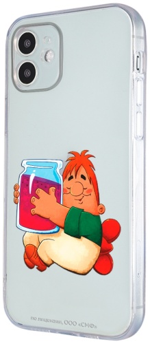 Чехол Mcover для Apple iPhone 12 прозрачный