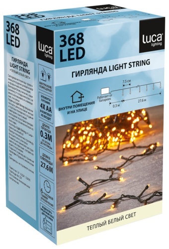 Нить LUCA lighting цвет свечения теплый белый 2.76 м