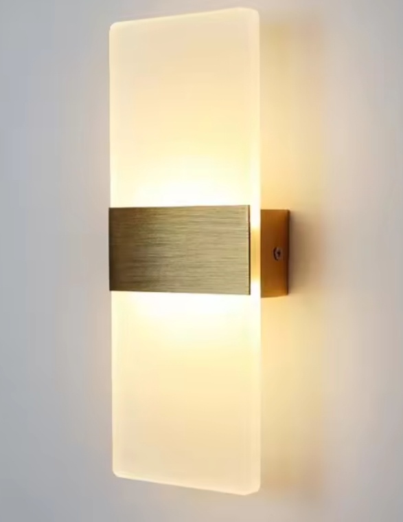 Бра настенный ArsLight LED, золотистый