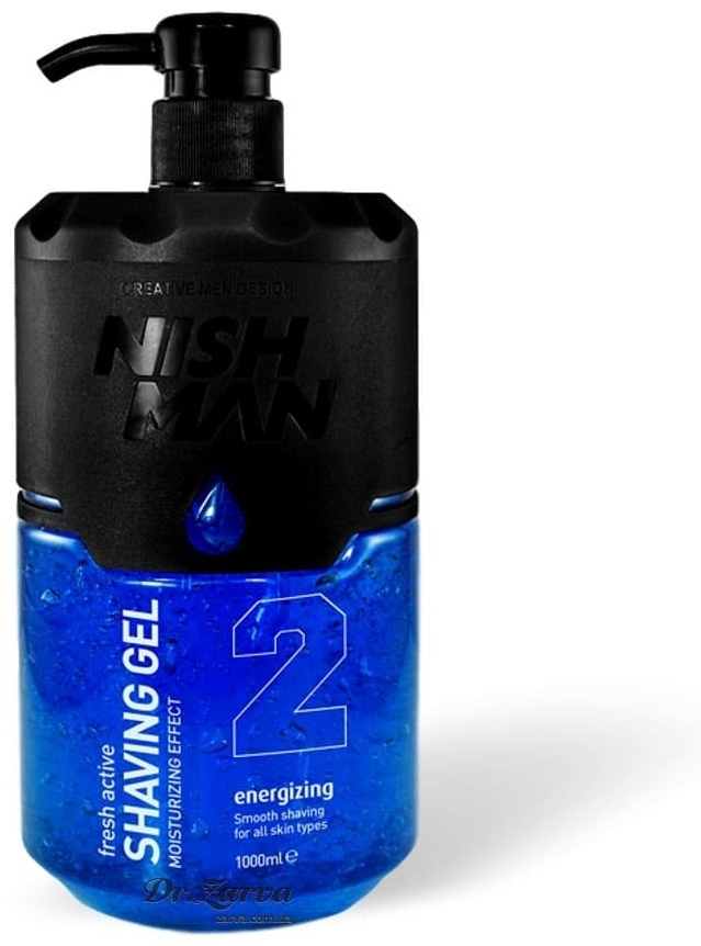 NISHMAN Fresh Active Shaving Gel 2 Energizing гель для бритья 1000 мл