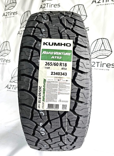 Kumho AT52! 265/60 R18 110 T без шипов