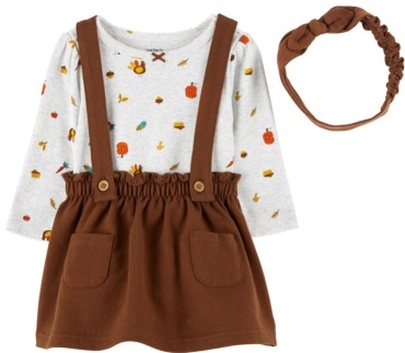 Комплект Carters коричневый, серый