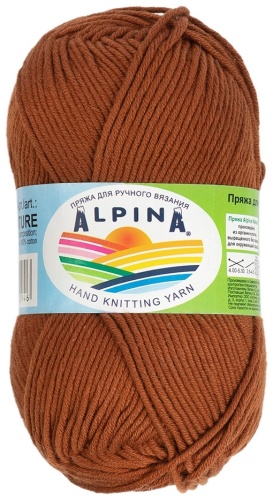 Моток Alpina NATURE008 терракотовый 105 м 50 г
