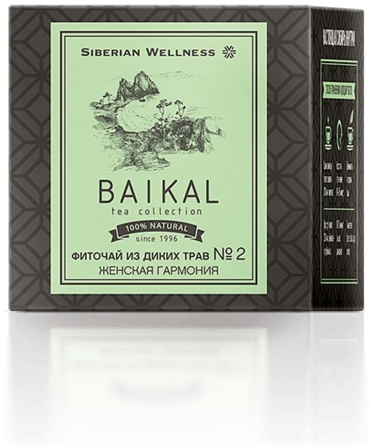 Siberian Wellness фито-чай Baikal Tea Collection - № 2 (Женская гармония) 200 г