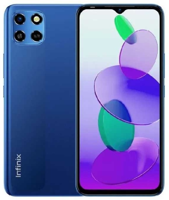 Купить Смартфон Infinix SMART 6 HD 2 ГБ/32 ГБ синий в Алматы – Магазин ...