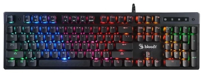 Клавиатура A4Tech Bloody B500N черный