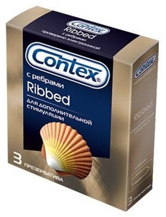КОНТЕКС ПРЕЗЕРВАТИВЫ N3 Ribbed