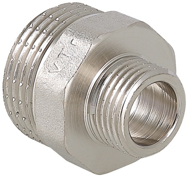 VALTEC ниппель 2, латунь никелированная, 1 шт