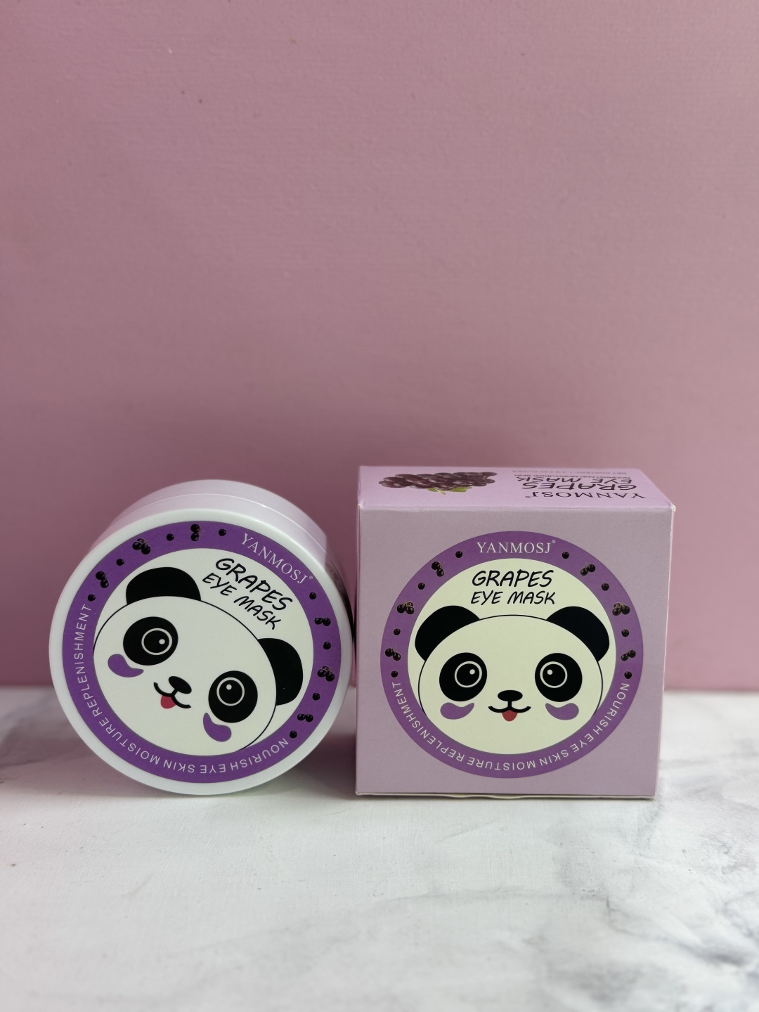 Патчи гидрогелевые YANMOSI GRAPES EYE MASK для повышения упругости 60 шт