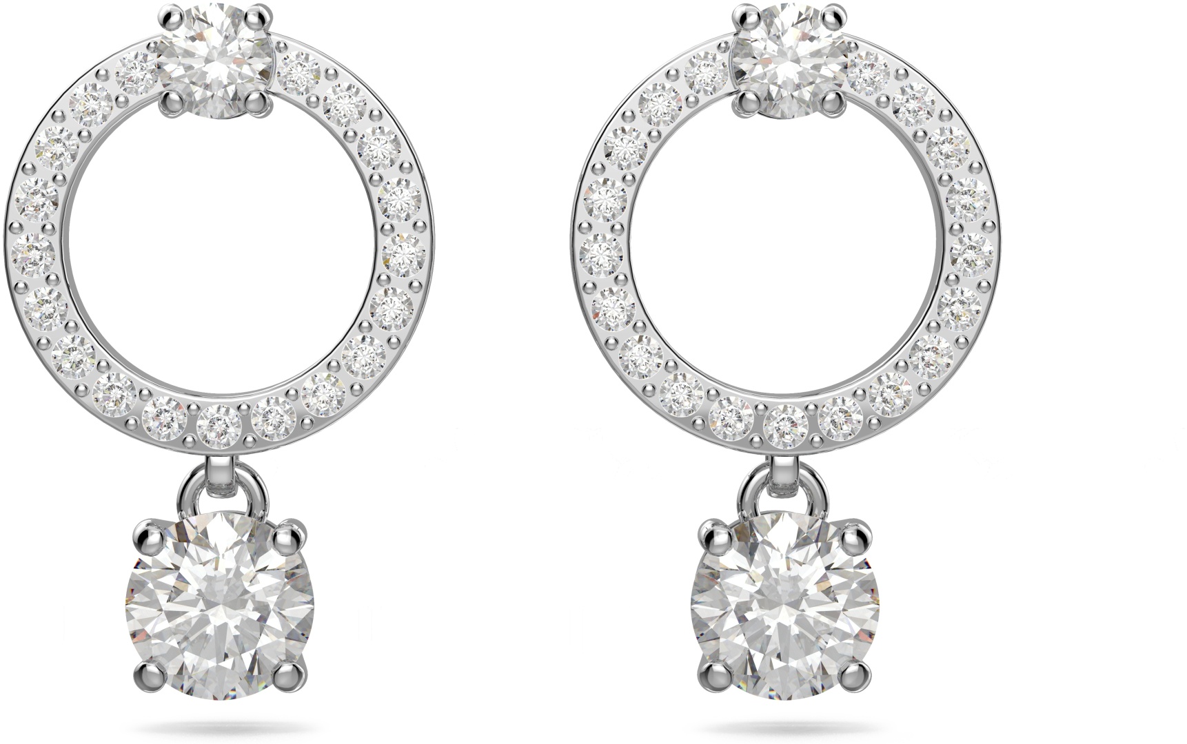 Серьги Swarovski Global Collection ювелирный сплав, кристаллы Swarovski