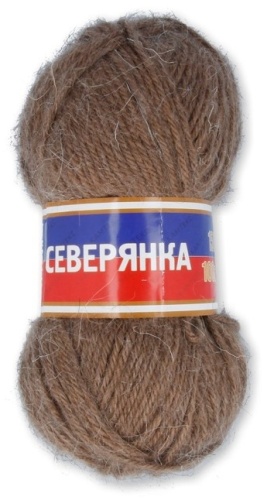 Моток КАМТЕКС Северянка 113 - Какао 150 м 100 г