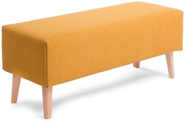 Hoffmann Lydia2 банкетка, ткань, дерево, пенополиуретан, 111x42x42 см