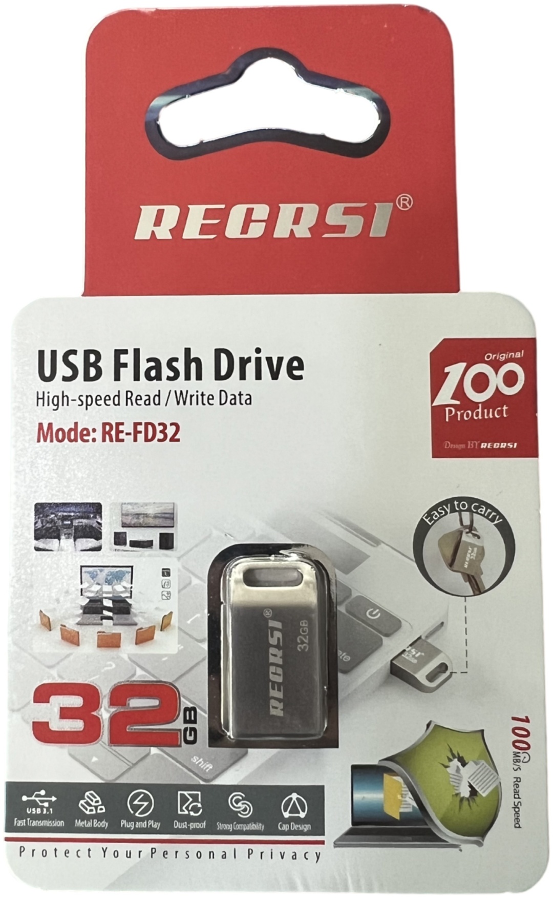 USB Flash карта Recrsi RE-FD32 32 Гб
