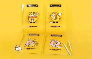 Папка-планшет Languo Lemon Duck, А4, прозрачный