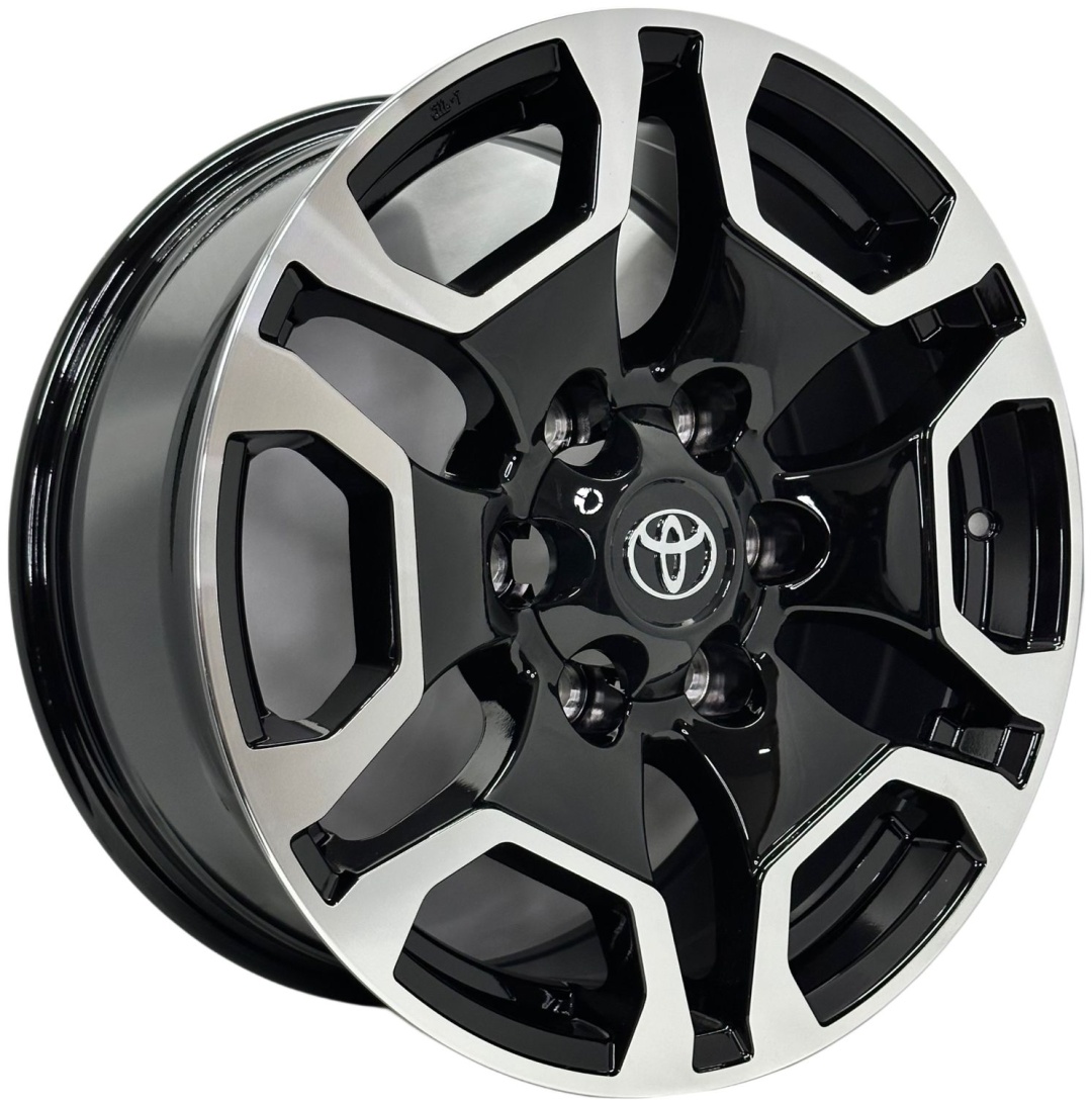 Yixing 963WW 7.5x17/6x139.7 D106.2 ET25 4 диска черный, серебристый