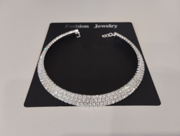 Чокер Fashion Jewelry N длина 30 см бижутерный сплав стекло