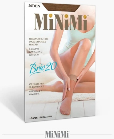 Носки Minimi 2 пары бежевый 36-40
