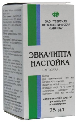Эвкалипт настойка 200 г 25 мл