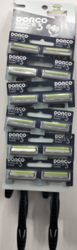 DORCO Pace 3 бритвенный станок 12 шт