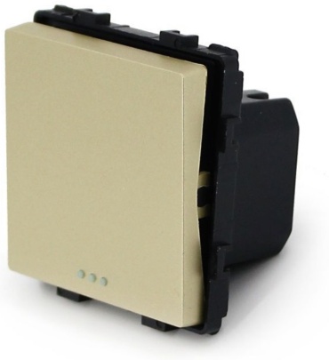 Выключатель клавишный BingoElec Smart 363, золотистый
