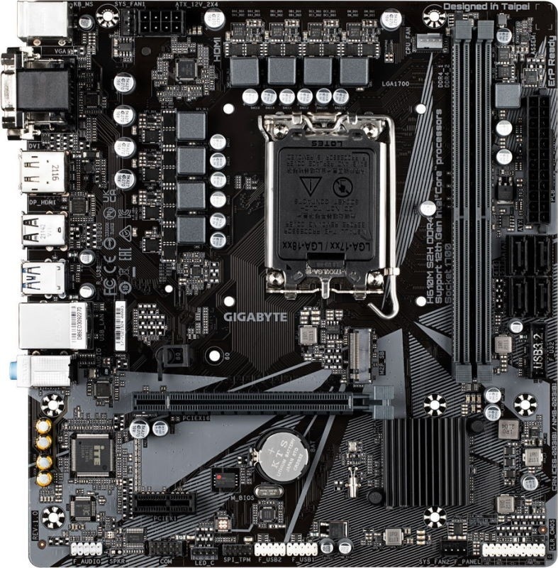 Материнская плата GIGABYTE H610M S2H