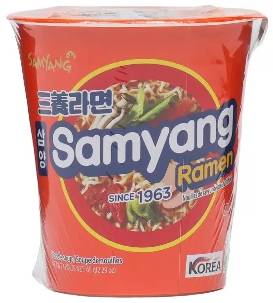 Samyang лапша Ramen Beef 65 г