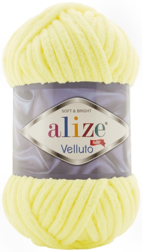 Моток Alize Velluto 13 - Светло-желтый 68 м 100 г