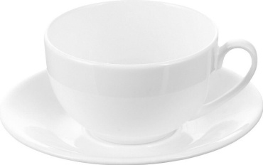 Кофейная пара Wilmax England «WL-993001», 180 мл, фарфор, 1 шт.