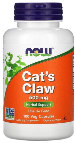 NOW Cats Claw 500 мг капсулы 100 шт