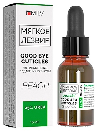 MILV Good bye cuticles персик кератолик гель 15 мл