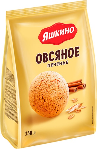 Печенье Яшкино Овсяное сдобное 350 г