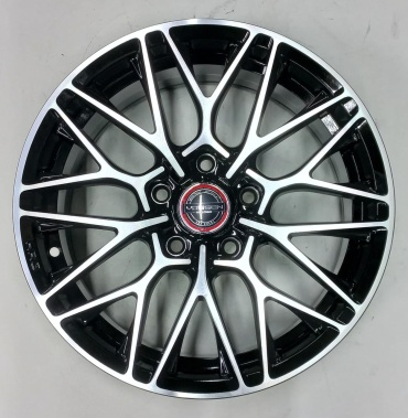 Vossen 088 7x16/5x114.3 D67.1 ET35 4 диска черный, серебристый