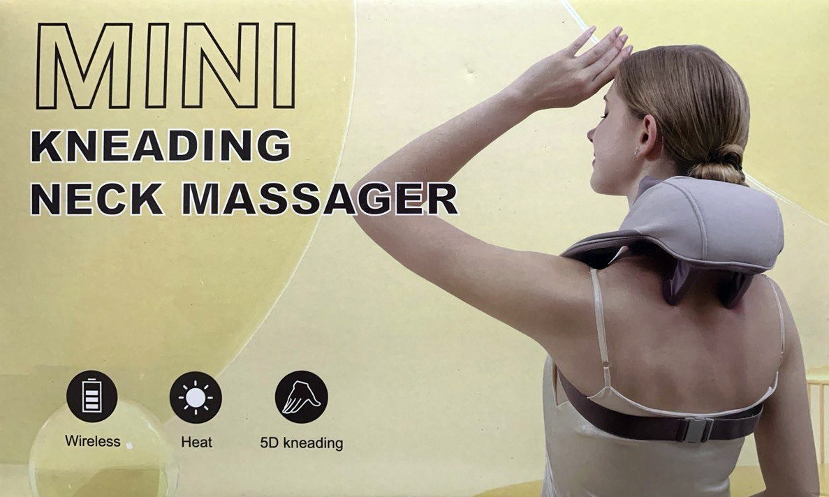 Массажер Massager of Neck Kneading Mini воротник надавливающий, разминающий, растирающий