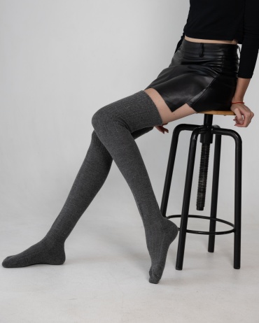 Чулки Shymkent Cashmere темно-серый