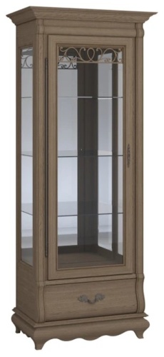 Шкаф-витрина Молодечномебель напольный ММ-210-01 205х84х50 см