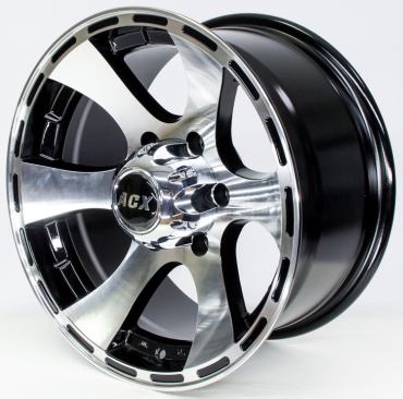 Wheels 886 8x16/6x139.7 D110.1 ET10 4 диска черный, серебристый